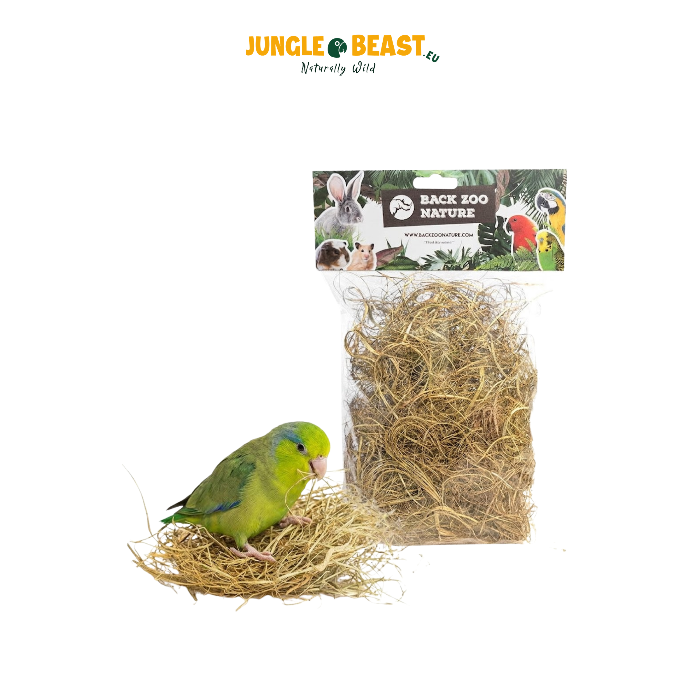 Foerageren parkiet met back zoo nature product