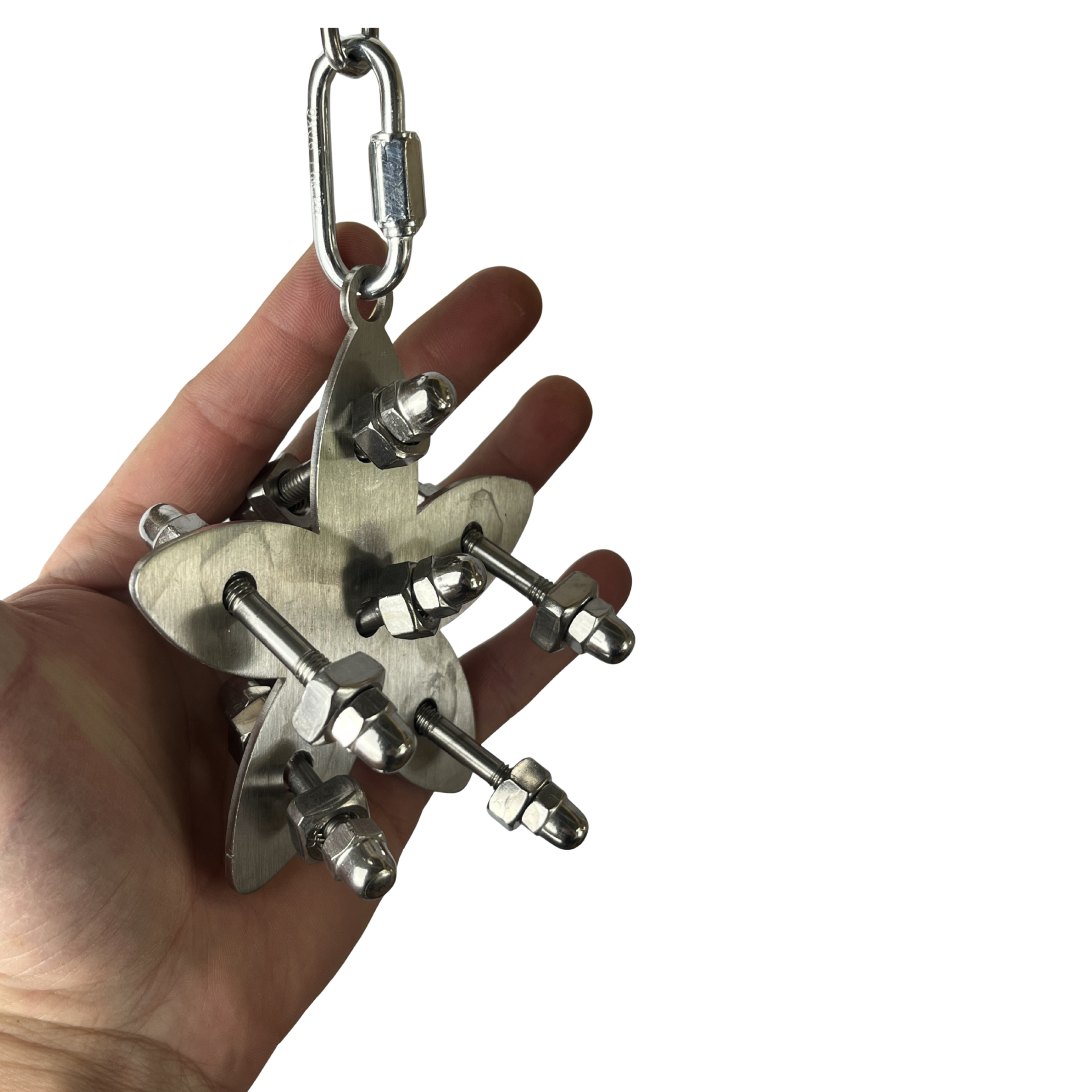 RVS | stainless steel | Inox speelgoed papegaaien Ster XL