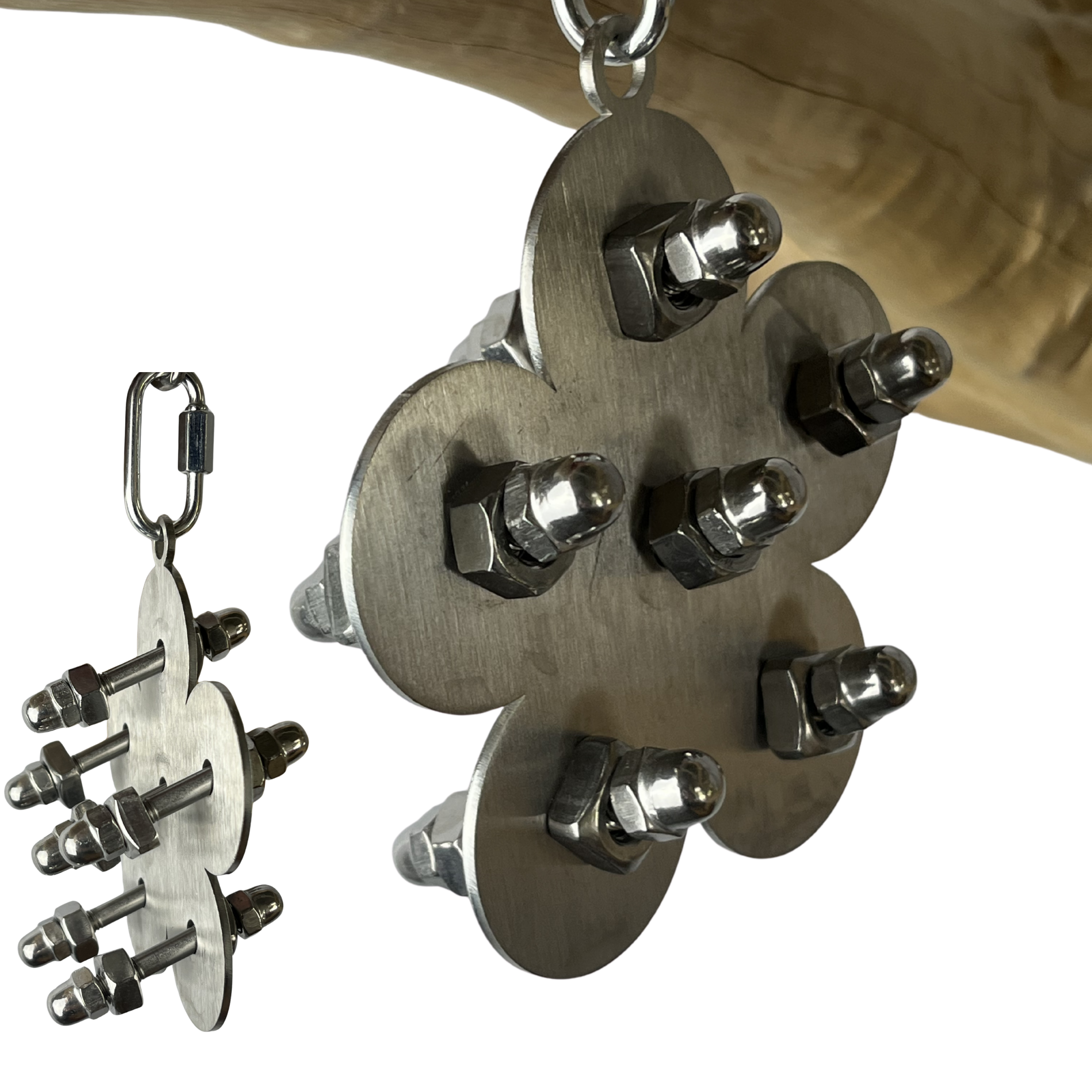 RVS | stainless steel | Inox speelgoed papegaaien bloem xl