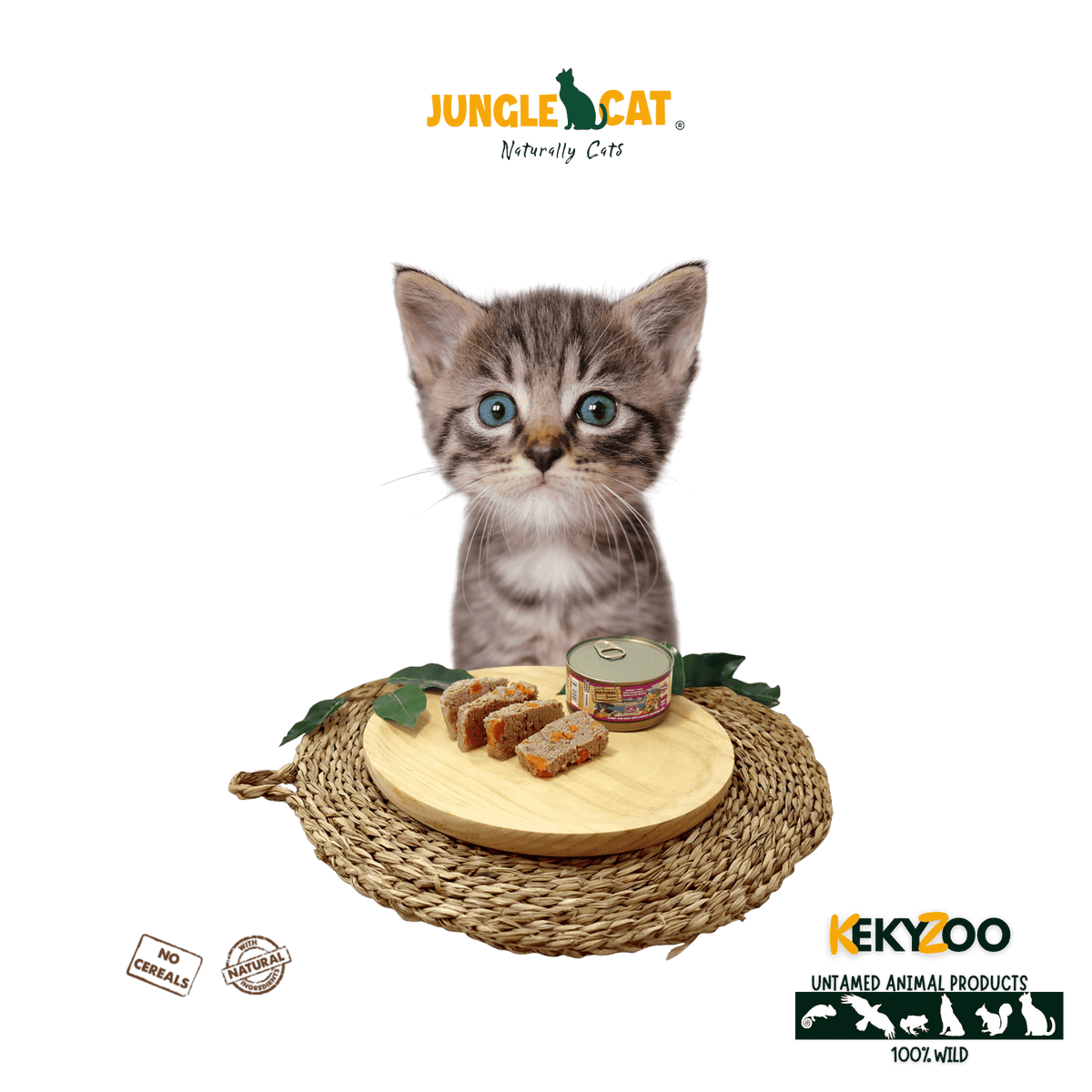 Natural Greatness Konijn | Eend met wortelen 185 Gr | KAT