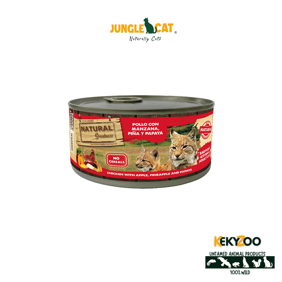 Natural Greatness Chicken | Apple | Pineapple | Papaya 185 Gr | KAT