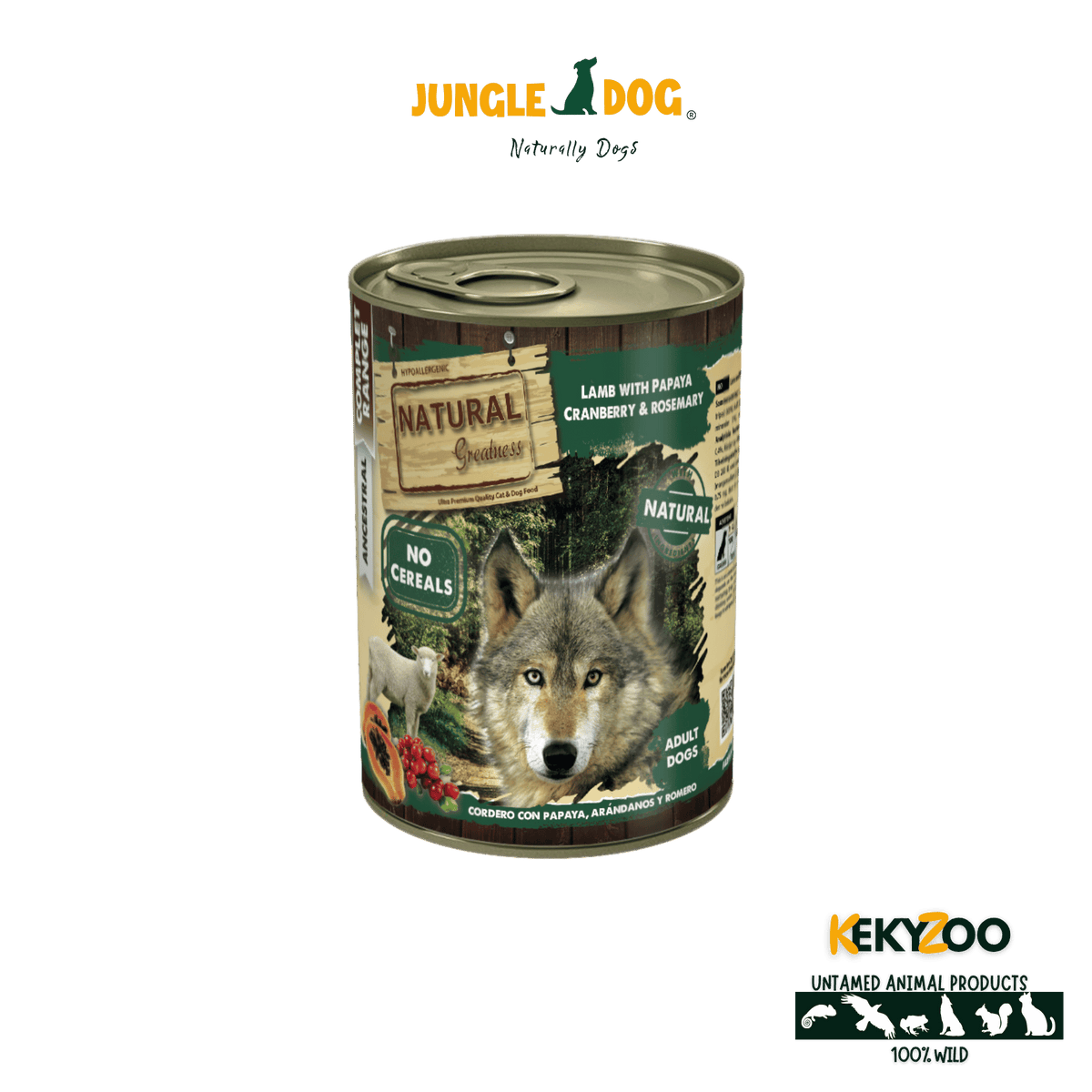 Natural Greatness Lamb / Papaya 400 Gr