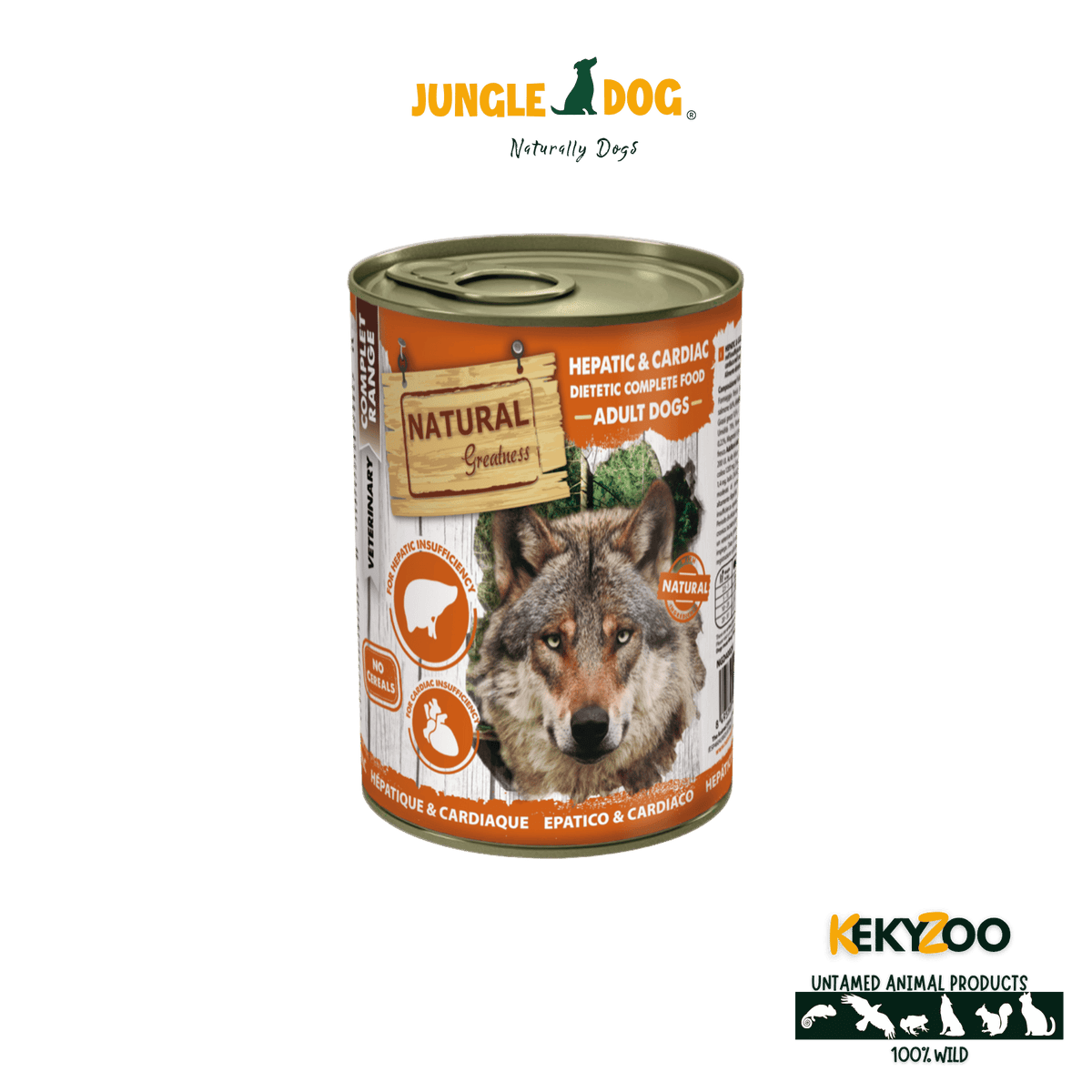 Natural Greatness Veterinary Diet Dog Hepatic / Cardiac Lever & Hart 400 Gr