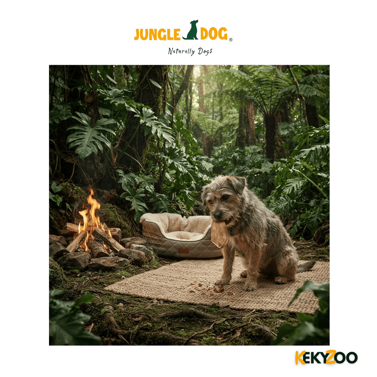 Gedroogd plantaardige kauw oor 18stuks | hondensnack | Jungle Dogs