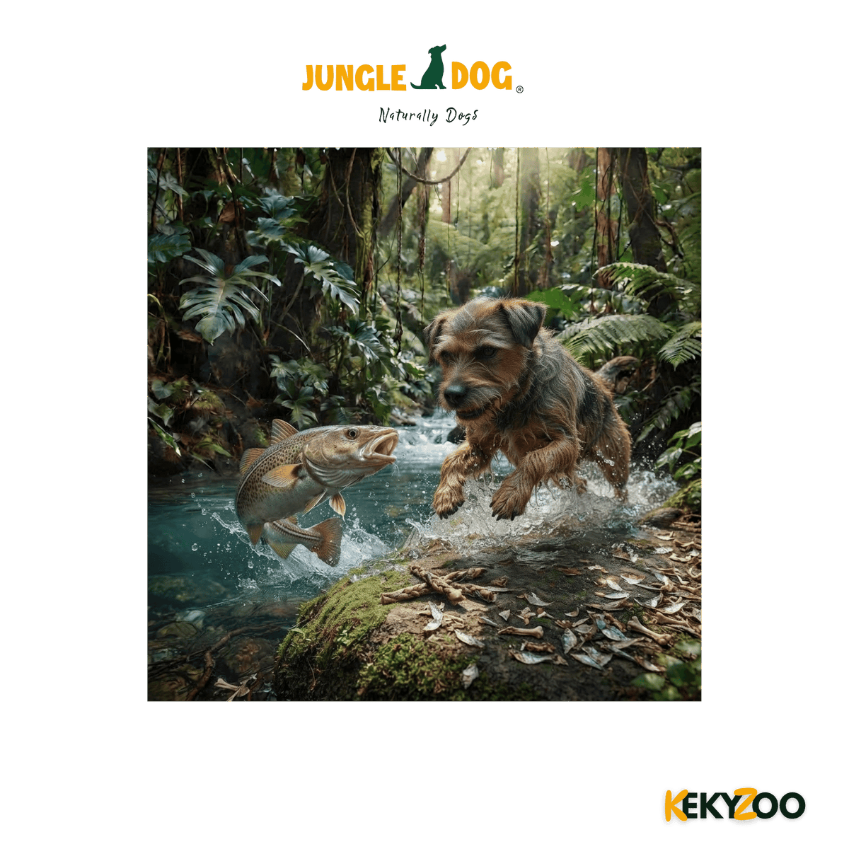 I Am Kabeljauwsticks 50 St  | hondensnack | Jungle Dogs