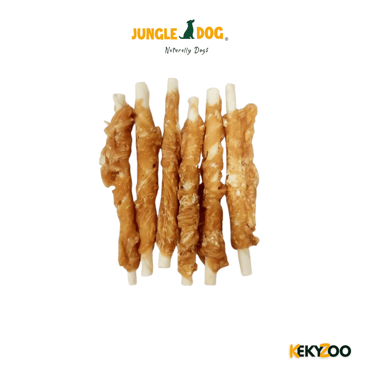 I Am Chicken Twist 13 Cm 500 Gr | hondensnack | Jungle Dogs
