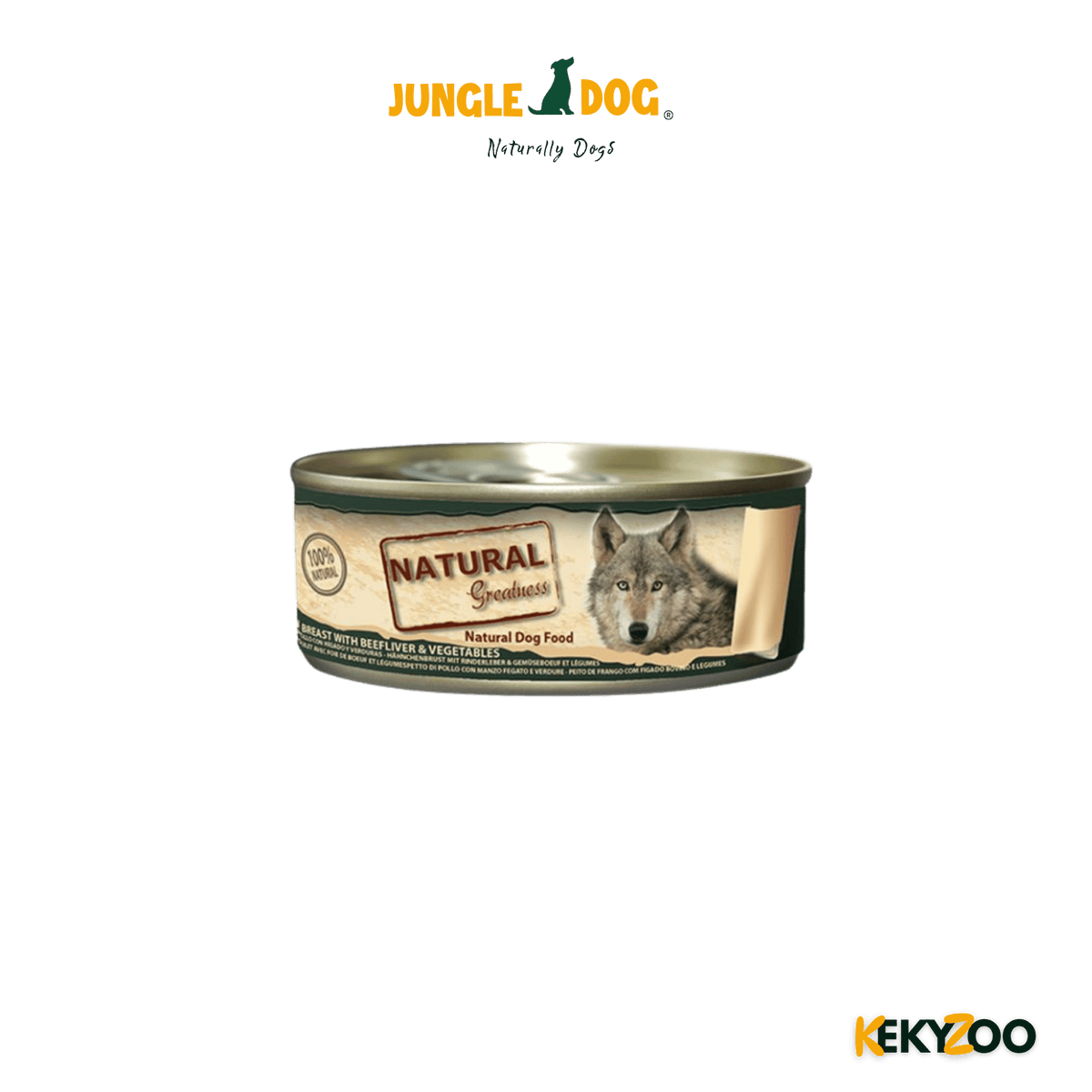 Natural Greatness Chicken and Beef Liver 156 Gr | Jungle Dogs