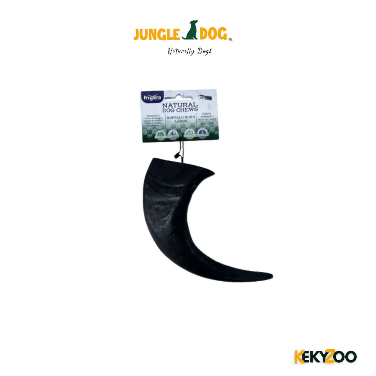 Buffelhoorn Groot 19-22 Cm | Jungle Dogs