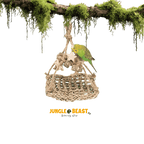 Trixie Zeegras Schommel (19 x 19 cm) – Natuurlijk schommel- en sloopspeelgoed voor parkieten