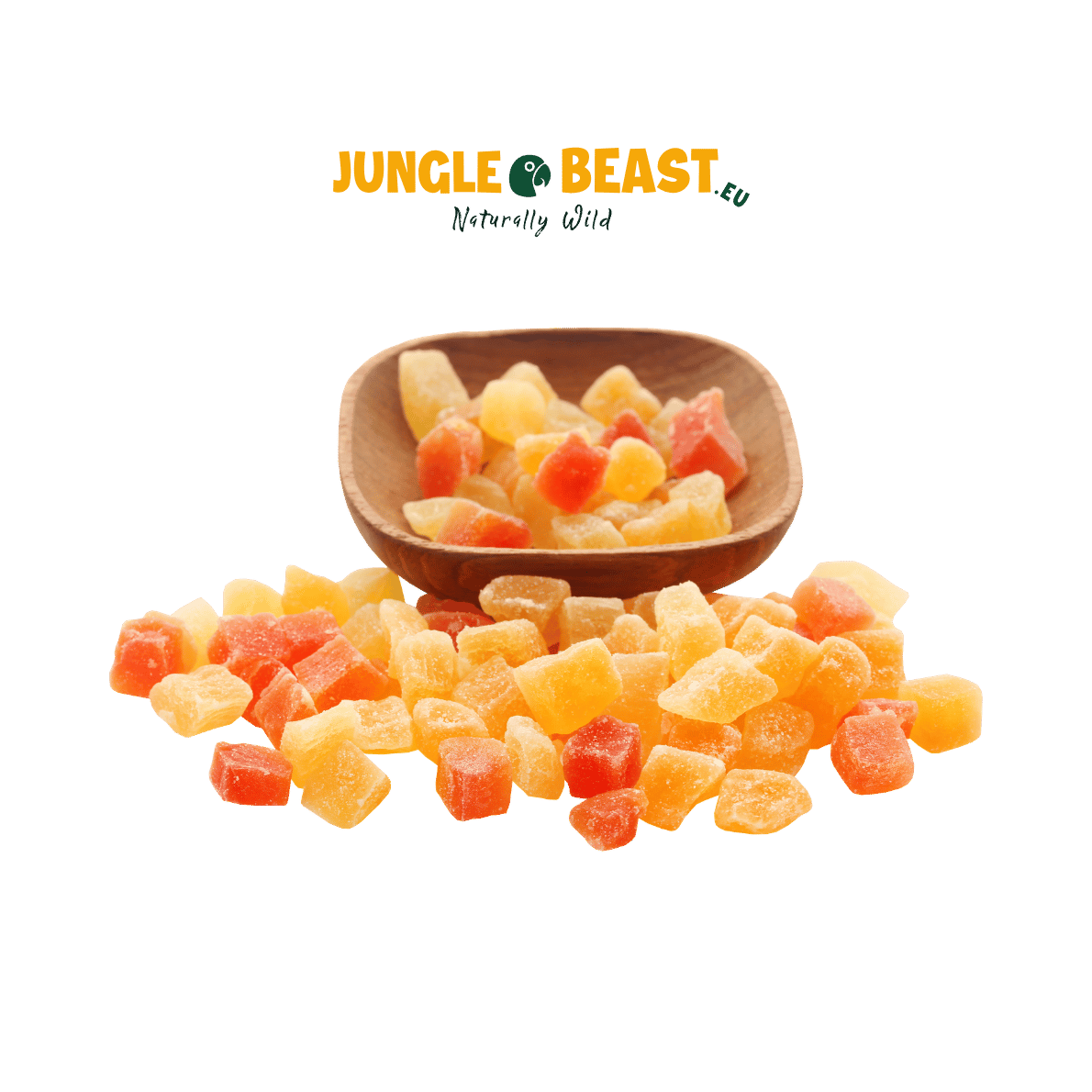 Papayastukjes | Papegaaiensnack | 150g