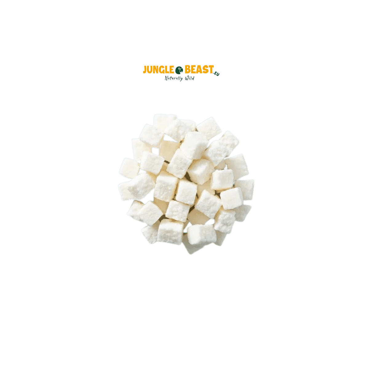 Kokosblokjes ongezoet| Costa Rica | Papegaaiensnack 150g