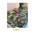Foerageermix | Regenwoud Bloemen- & Kruidenmix | 100% Graanvrij | Papegaaien en Knaagdieren | 2L emmer