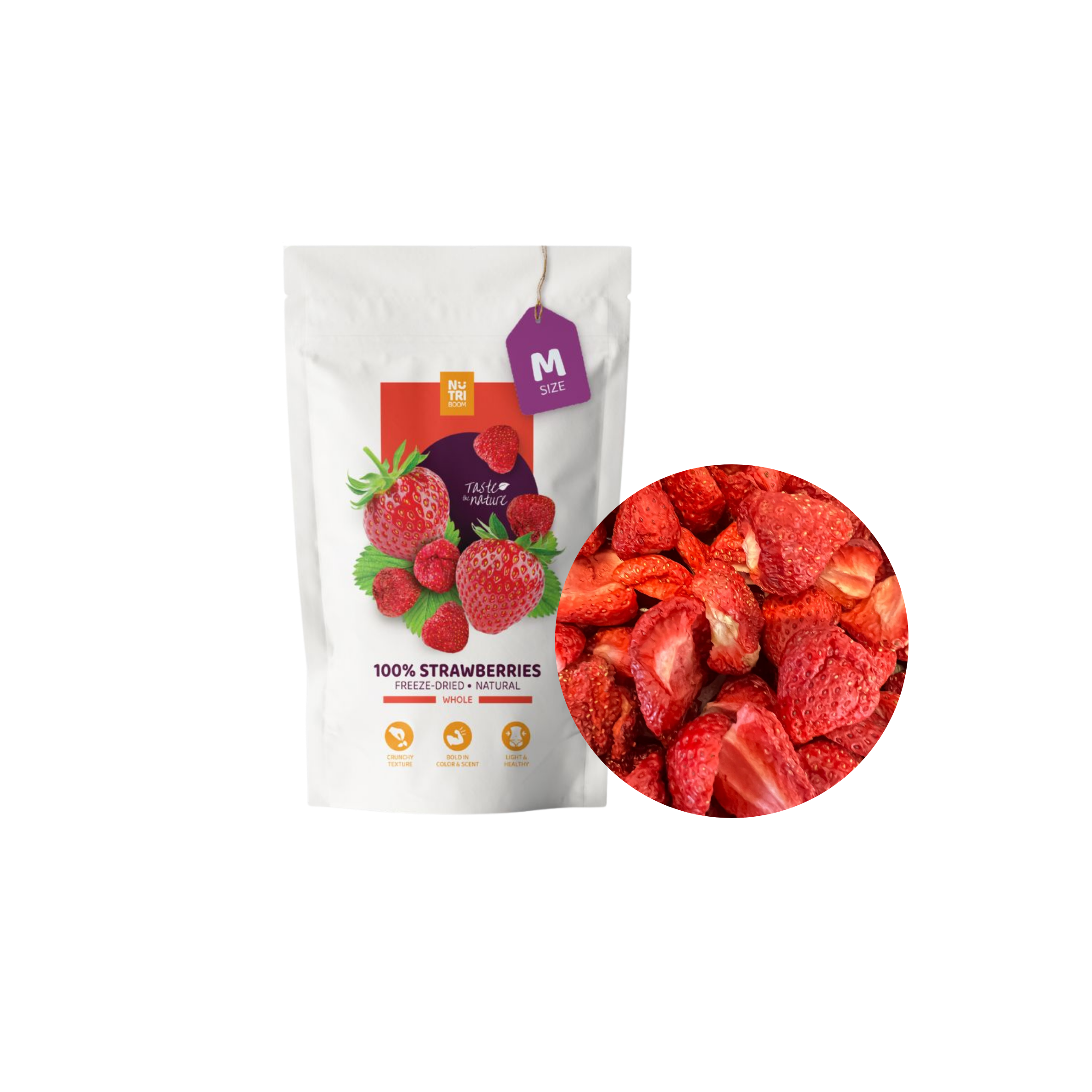 Aardbeien | gevriesdroogd | 35 g