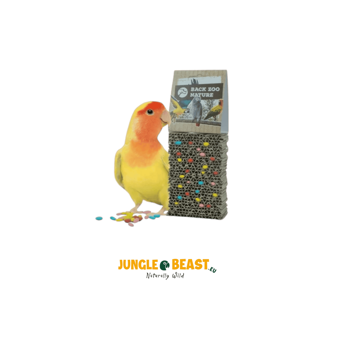 Back Zoo Nature Cardboard Treat Block 14X8X4 Cm