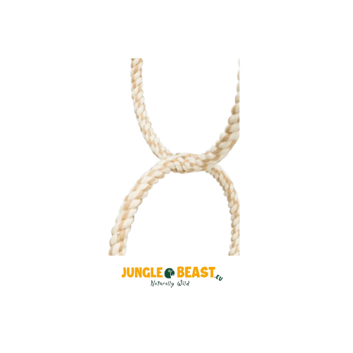 Trixie Dubbele Touwring Naturel (16 cm) – Comfortabele zit- en speelringen voor parkieten & papegaaien