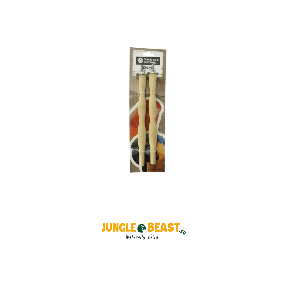 Back Zoo Nature Wood Perch 25 Cm 2 St