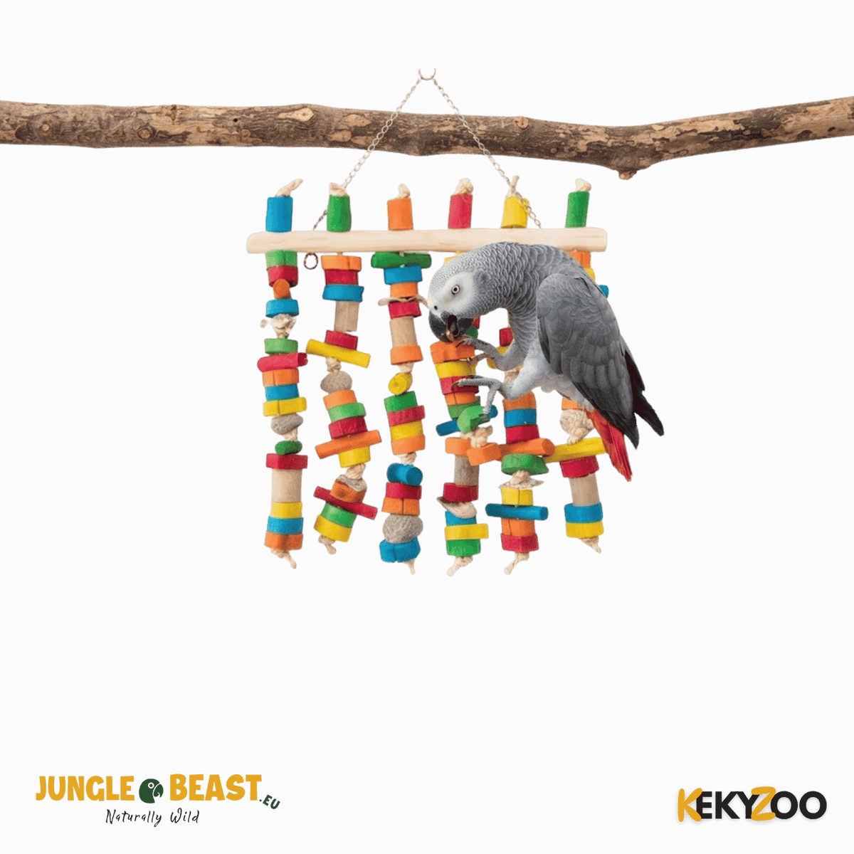 Jungle Telraam | Speelgoed | Medium En Grote Papegaaien | papegaaienspeelgoed 301
