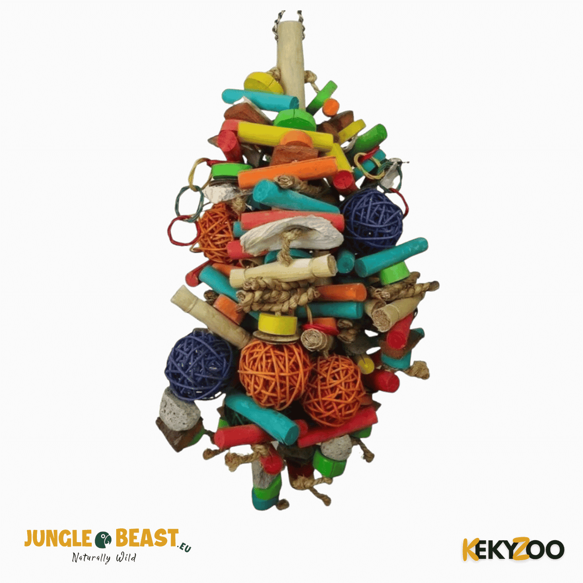 Mega Jungle Drop | Speelgoed | Medium En Grote Papegaaien | papegaaienspeelgoed 302 (kopie)