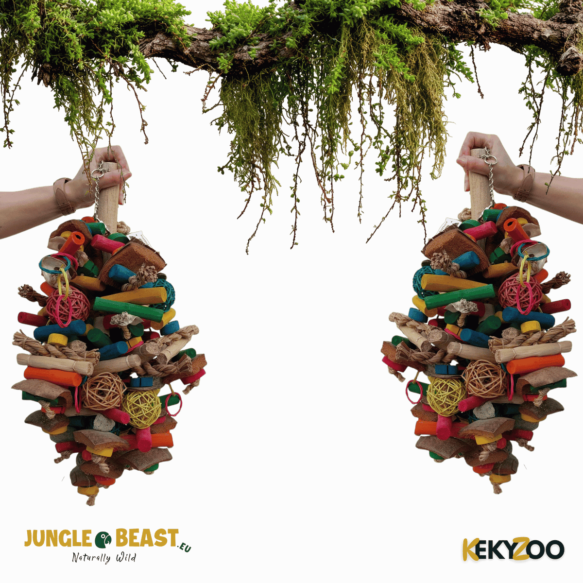 Mega Jungle Drop | Speelgoed | Medium En Grote Papegaaien | papegaaienspeelgoed 302 (kopie)