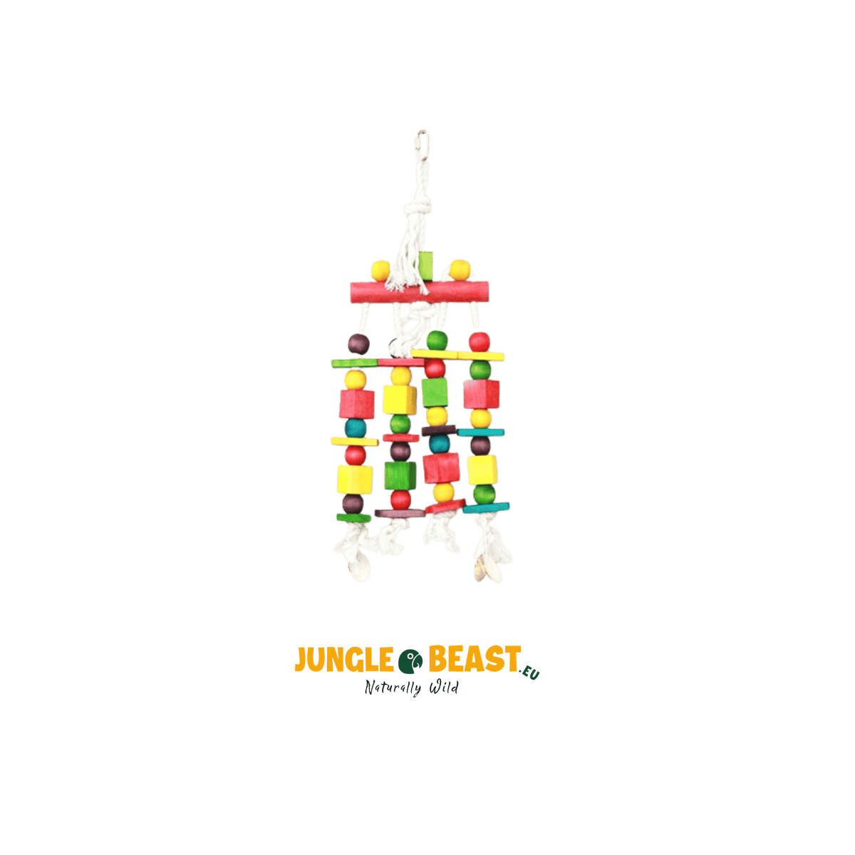 Happy Pet Speelgoed Block N Beads Papegaai 45X16 Cm